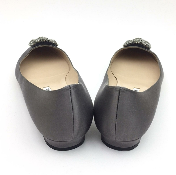 MANOLO BLAHNIK Hangisi Jeweled Pointy Toe … - Picture 6 of 13